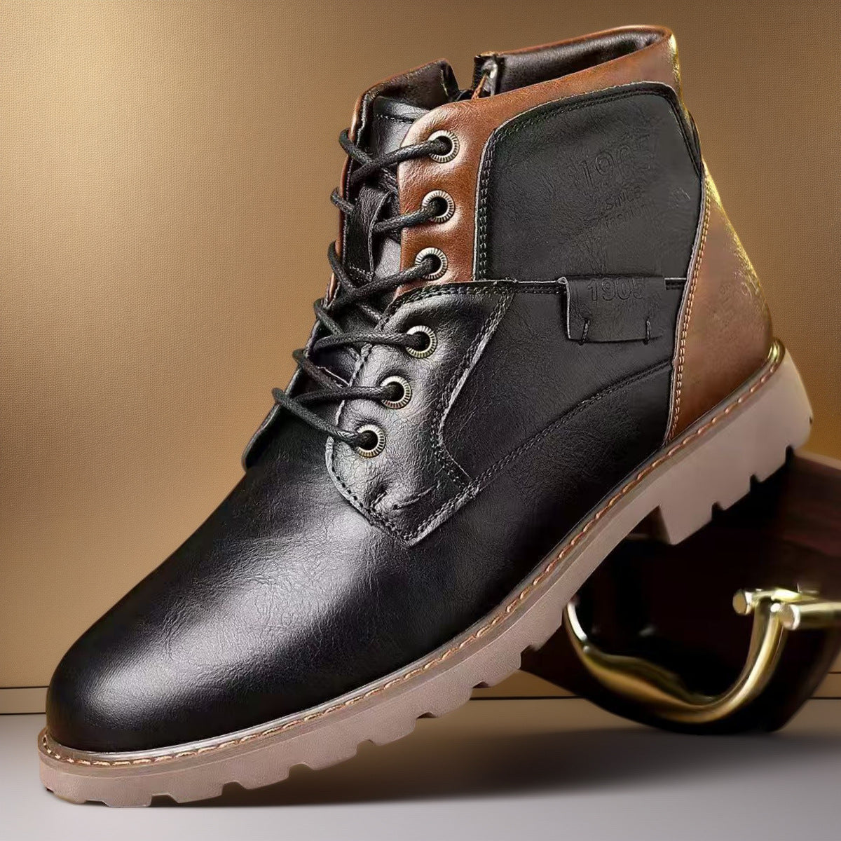 Men’s Boots with Zipper