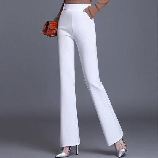 Women's Slim Fit High Waist Flared Pants