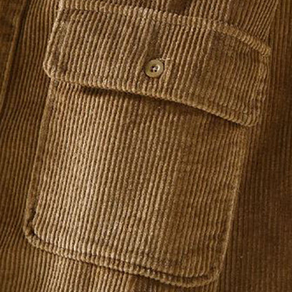 Gabriel - Fleece Jacket Classic Corduroy - Ideal for Winter