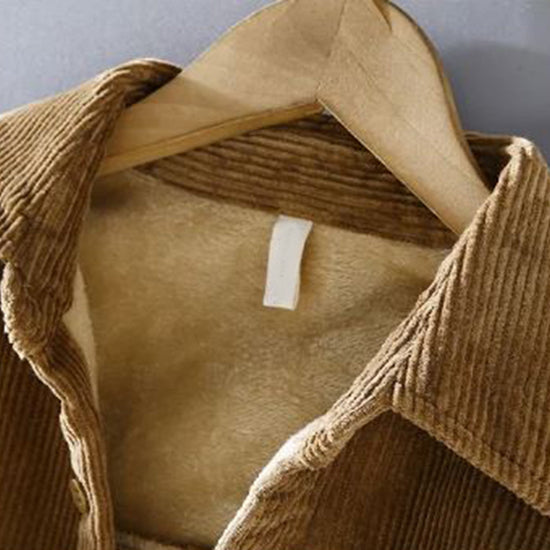 Gabriel - Fleece Jacket Classic Corduroy - Ideal for Winter