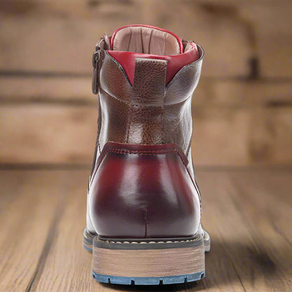 Men's Oxford Boots with Cushioned Insoles