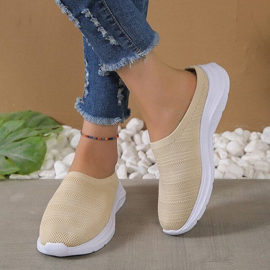 Women's Comfortable Breathable Slip-On Shoes with Orthopaedic Insole