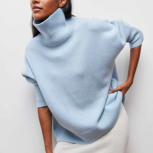 Carmen - Oversized Cashmere Turtleneck Jumper | Ideal for Winter