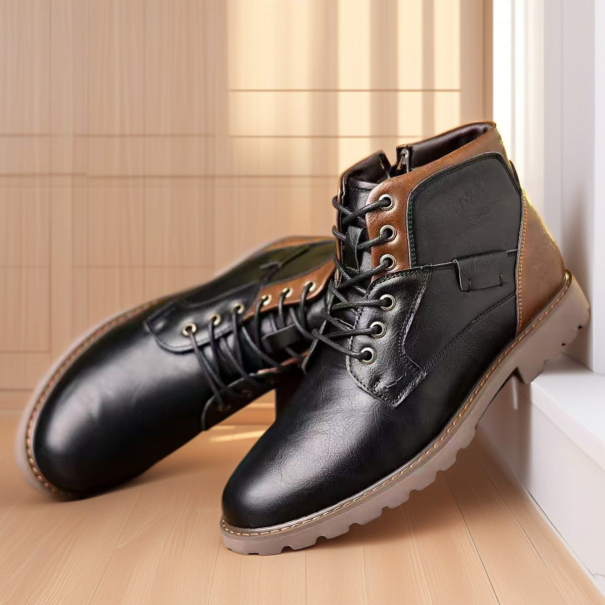 Men’s Boots with Zipper