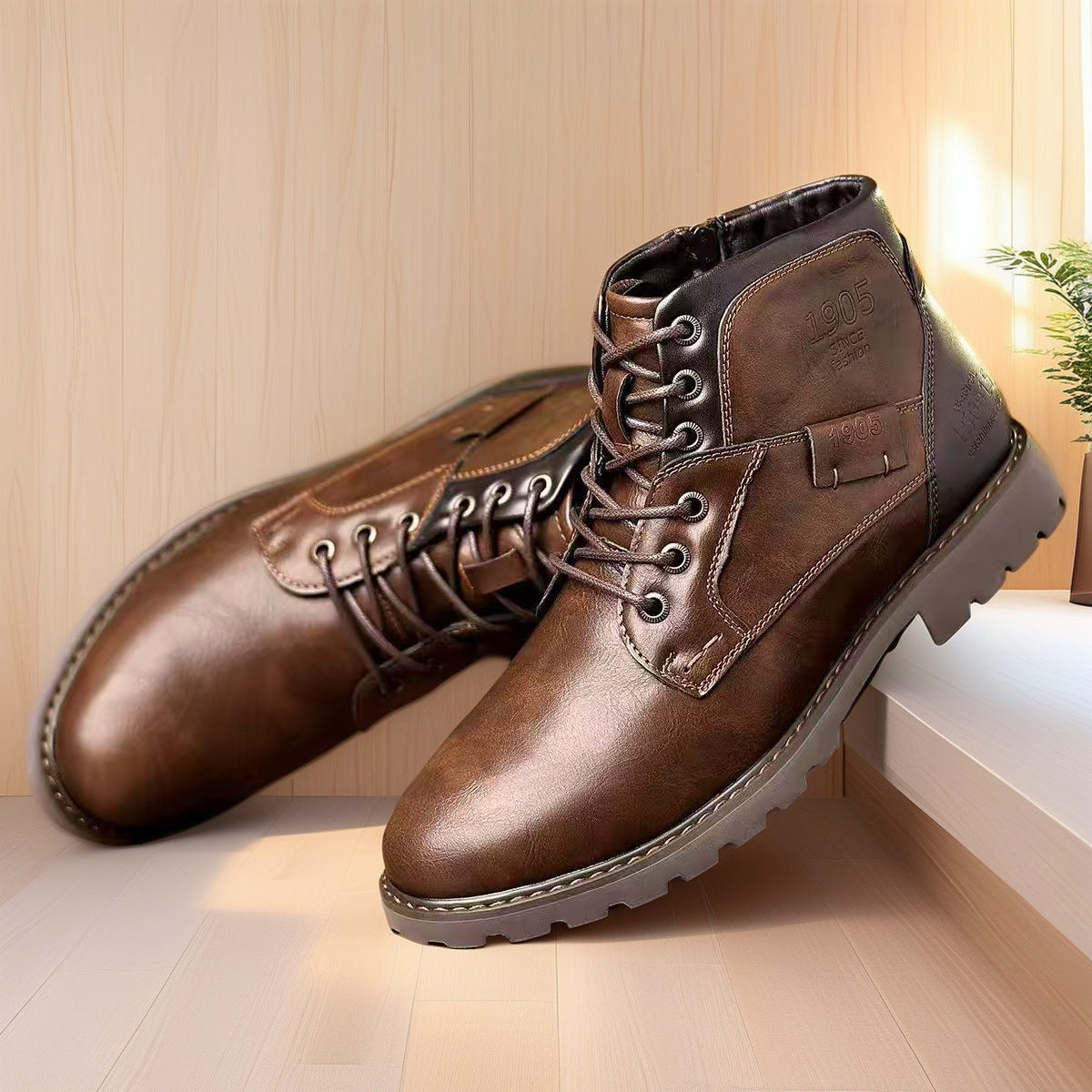 Men’s Boots with Zipper